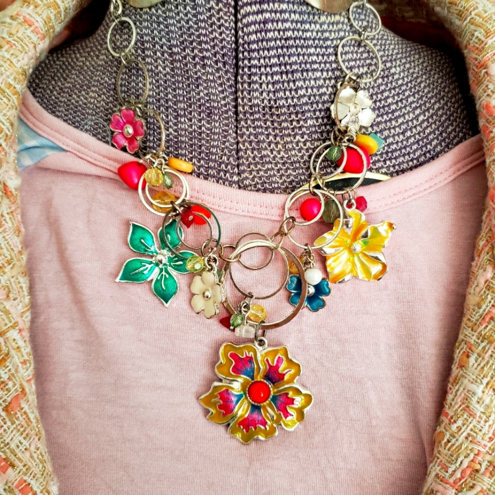 Beautiful colorful necklace